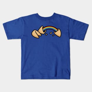 Rainbow Fortune Cookie Surprise Kids T-Shirt